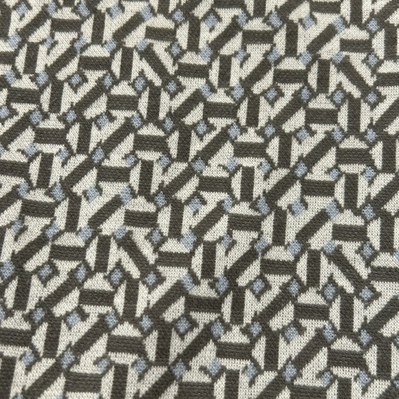 Tyler Böe Kim Cowl Neck Shift Dress in Blue Grey Print Size Large - Picture 8 of 16